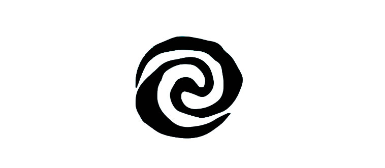 This swirling ocean wave acts as a stylish call to adventure. Which modern Disney tale features this signature motif?