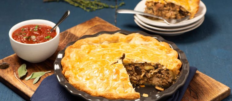 Let's begin with a rustic-chic classic: which name belongs to this beautifully spiced Canadian meat pie?