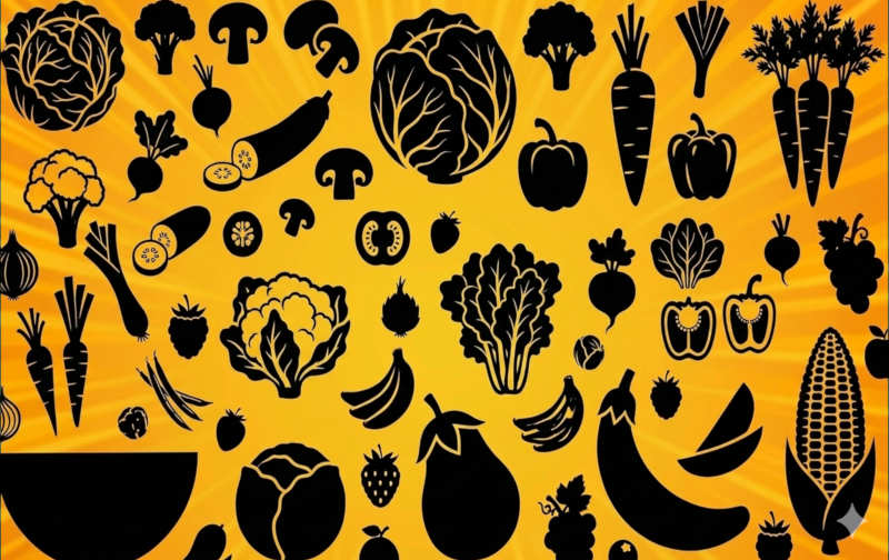 Only 5% Of Adults Can Identify All 40 Vegetable Shadows!