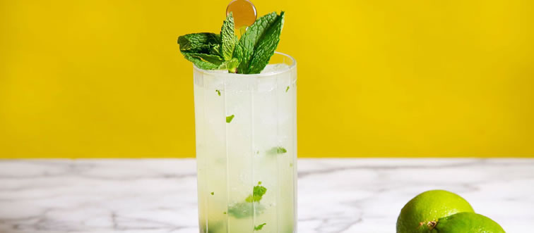 When we think of a muddled, fresh-mint highball like the "Mojito", what category of pour are we styling?